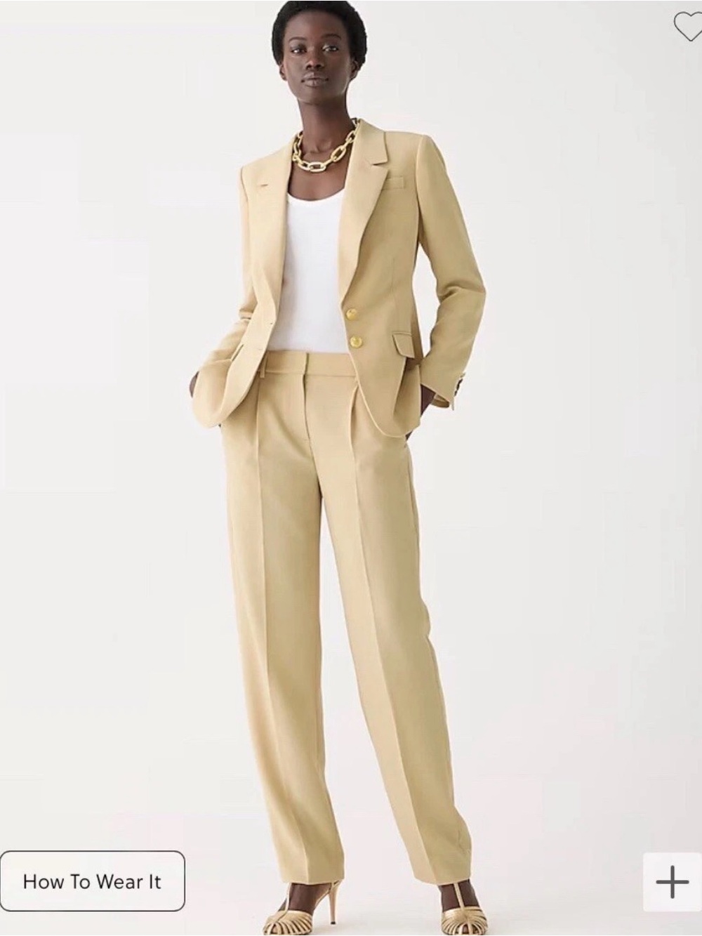 J. Crew Essential Pant in City Crepe Light Khaki Office Work Minimalist Size 10